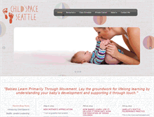 Tablet Screenshot of childspaceseattle.com